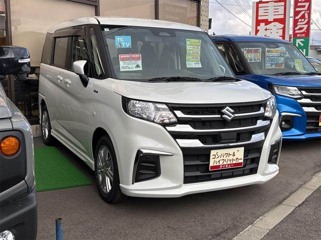 スズキ ソリオ ＨＹＢＲＩＤ ＭＸ ピュアホワイトパール塗装 R7年 (東北) 99