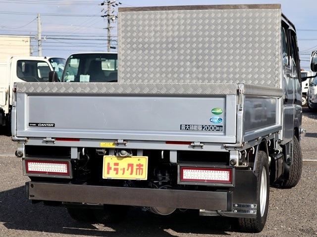 三菱フソウ キャンター Ｗキャブ 積載２Ｔ 平ボディ 全低床 R4年 (東海) 99