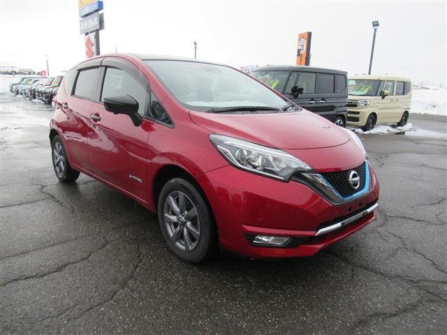 日産 ノート １．２ Ｅ－ＰＯＷＥＲ メダリスト ＦＯＵＲ ブラックアロー ４ＷＤ H30年 (東北) 99
