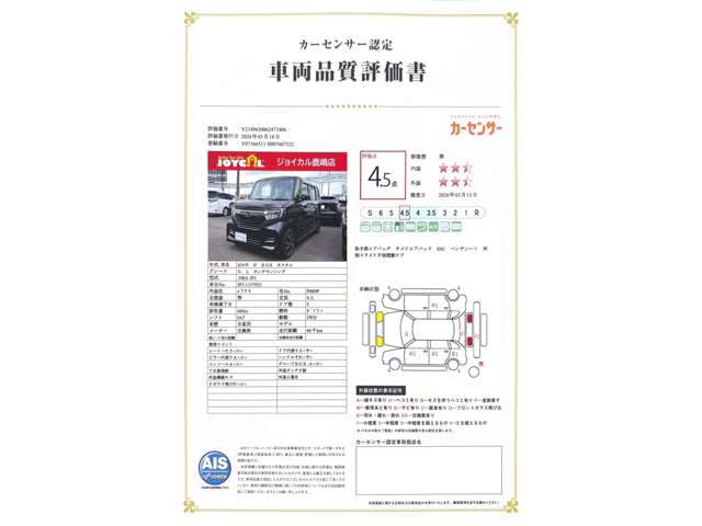 ホンダ Ｎ　ＢＯＸ カスタム ６６０ Ｇ Ｌ ホンダセンシング H30年 (関東) 99