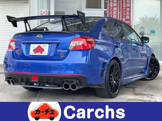 スバル ＷＲＸ　ＳＴＩ ＳＴＩ ２．０ Ｓ２０８ ＮＢＲ チャレンジ パッケージ カーボンリアウイング ４ＷＤ H30年 () 99