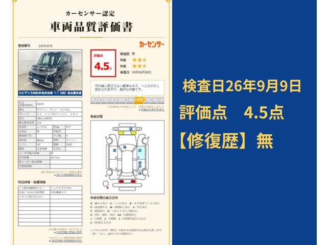 ダイハツ タント ６６０ カスタム ＲＳ トップエディション ＳＡＩＩＩ H30年 (東海) 99