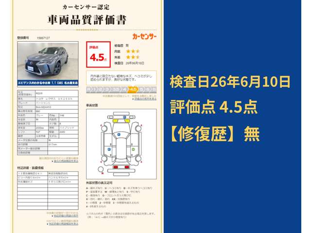 レクサス ＵＸ２５０ｈ バージョンＣ R3年 (東海) 99