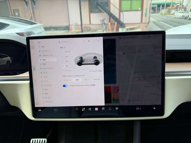 テスラ モデルＸ ロングレンジ ＡＷＤ クリーム内装 ６人乗リ R5年 (東海) 99