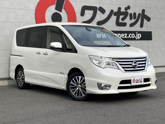 日産 セレナ ２．０ ハイウェイスター Ｖセレクション＋ＳＡＦＥＴＹ Ｓ－ＨＹＢＲＩＤ アドバンストセーフティ ＰＫＧ H27年 (四国) 99