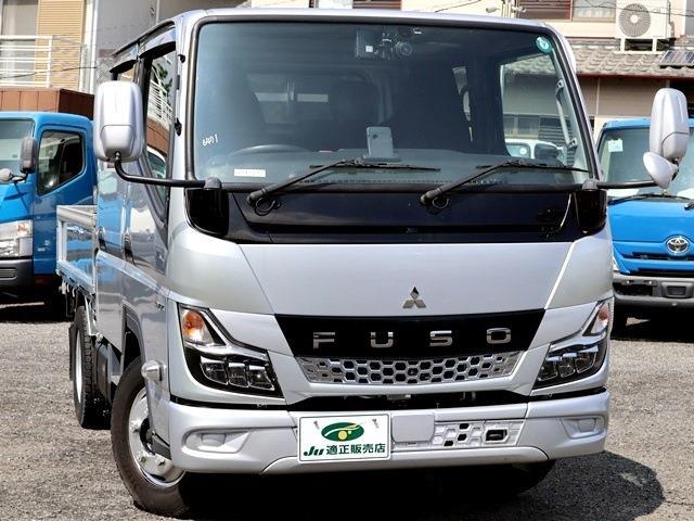 三菱フソウ キャンター Ｗキャブ 積載２Ｔ 平ボディ 全低床 R4年 (東海) 99