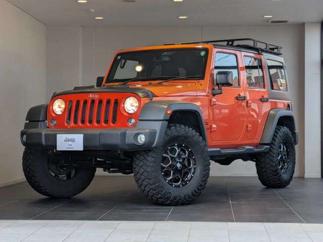 ジープ ラングラー　アンリミテッド アンリミテッド サンセット オレンジ ４ＷＤ H27年 (四国) 99