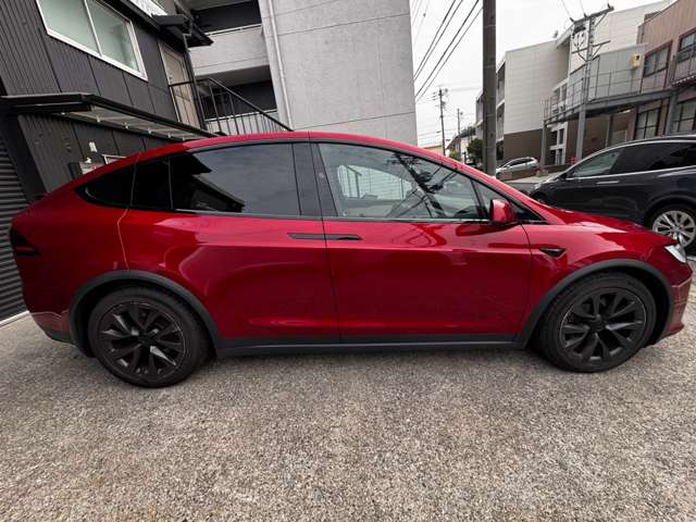 テスラ モデルＸ ロングレンジ ＡＷＤ クリーム内装 ５人乗リ R5年 () 99