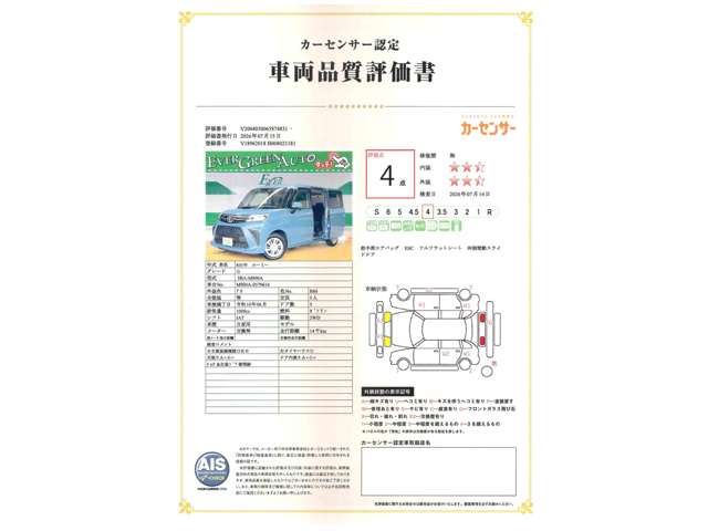 トヨタ ルーミー １．０ Ｇ R3年 (関東) 99