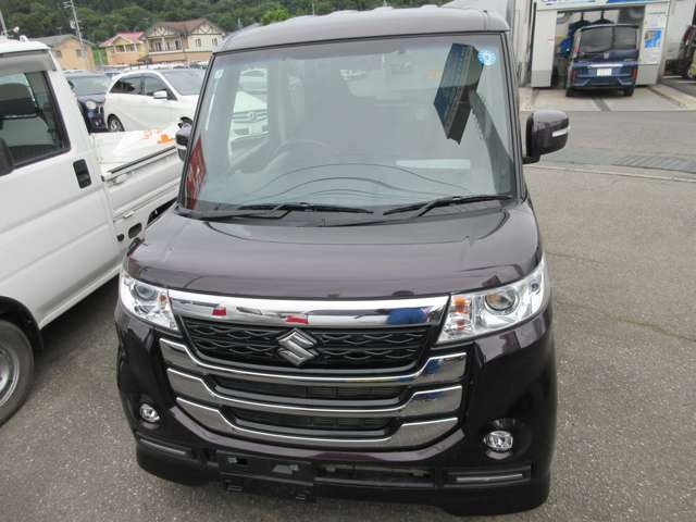 スズキ スペーシア ６６０ カスタム Ｚターボ ユーティリティＰＫＧ デュアルカメラブレーキサポート装着車 ４ＷＤ H29年 () 99