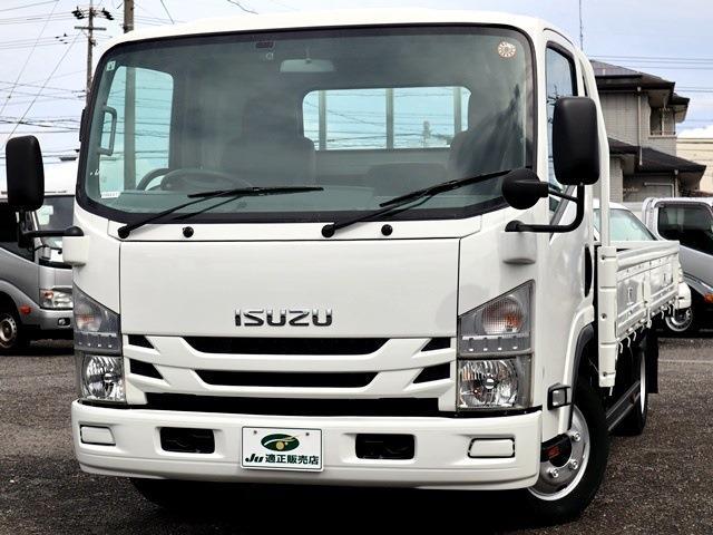 いすゞ エルフ 平ボディ 積載２Ｔ フルフラットロー R1年 (東海) 99