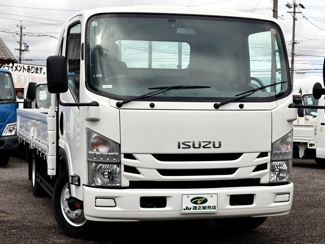 いすゞ エルフ 平ボディ 積載２Ｔ フルフラットロー R1年 (東海) 99