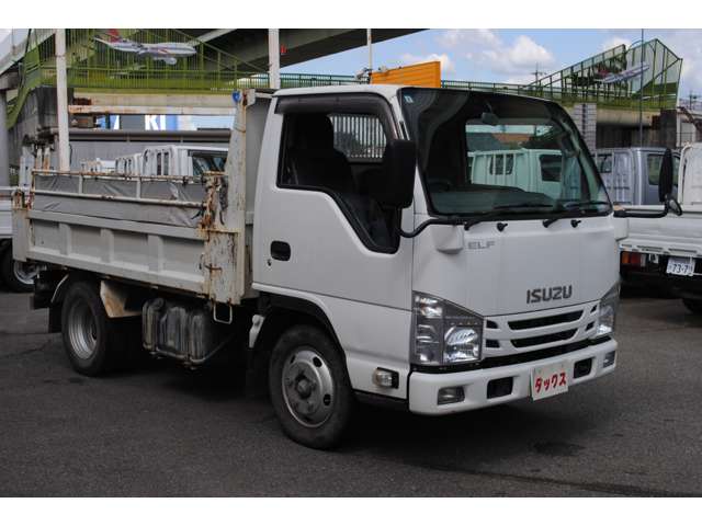 いすゞ エルフ ３．０ＤＴ 強化ダンプ フルフラットロー ３Ｔ H28年 (東海) 99