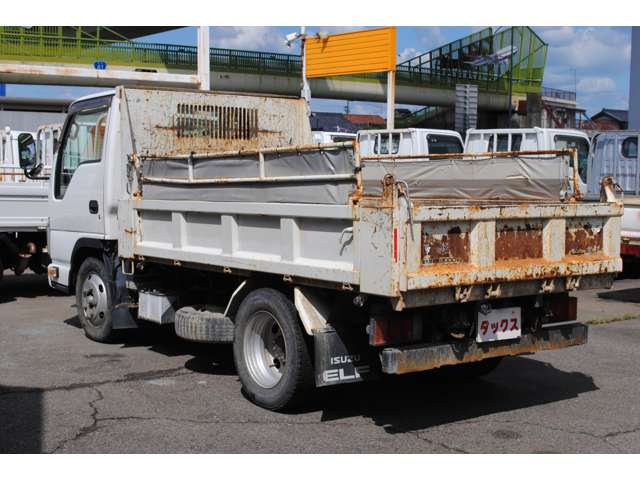 いすゞ エルフ ３．０ＤＴ 強化ダンプ フルフラットロー ３Ｔ H28年 (東海) 99
