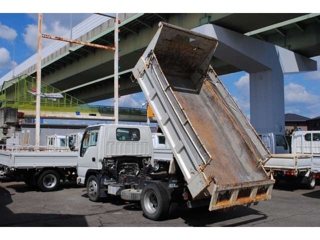 いすゞ エルフ ３．０ＤＴ 強化ダンプ フルフラットロー ３Ｔ H28年 (東海) 99