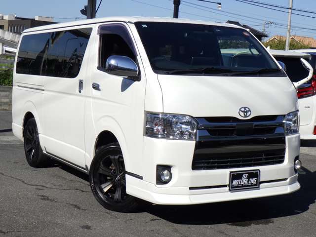 トヨタ ハイエースバン ２．８ スーパーＧＬ ダークプライムＩＩ ロングボディ ディーゼルターボ ４ＷＤ R1年 (関東) 99