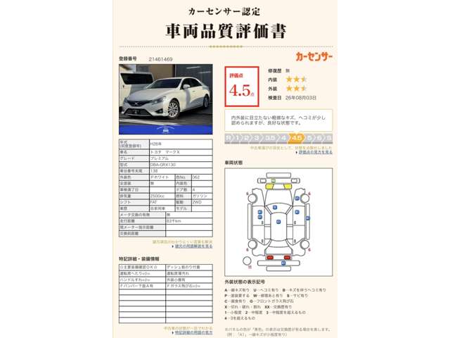 トヨタ マークＸ ２．５ プレミアム H26年 (近畿) 99