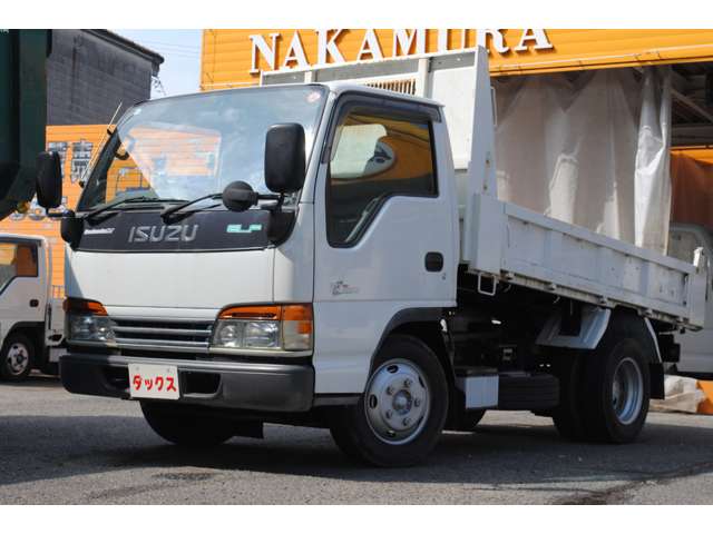 いすゞ エルフ ５．０Ｄ 全低床ダンプ 積載３Ｔ H13年 (東海) 99