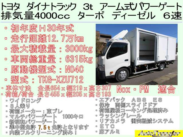 トヨタ ダイナ パネルバン H30年 (東海) 99