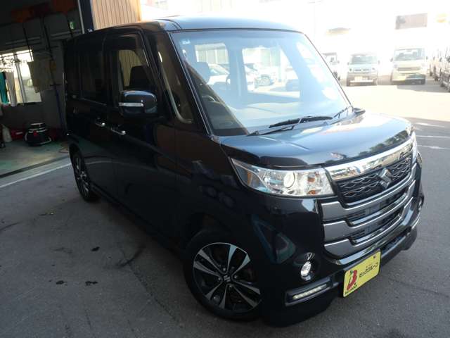 スズキ スペーシア ６６０ カスタム Ｚターボ ユーティリティＰＫＧ デュアルカメラブレーキサポート装着車 ４ＷＤ H29年 (北海道) 99