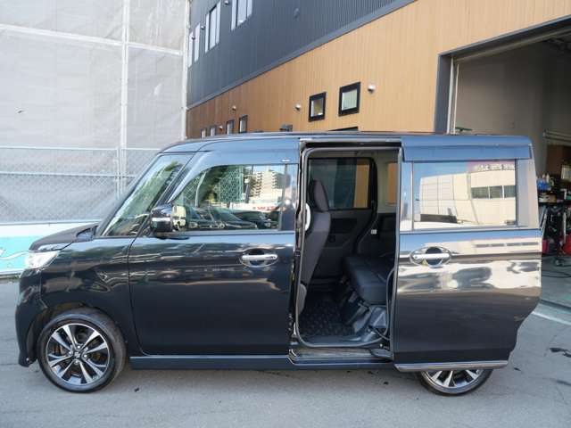 スズキ スペーシア ６６０ カスタム Ｚターボ ユーティリティＰＫＧ デュアルカメラブレーキサポート装着車 ４ＷＤ H29年 (北海道) 99