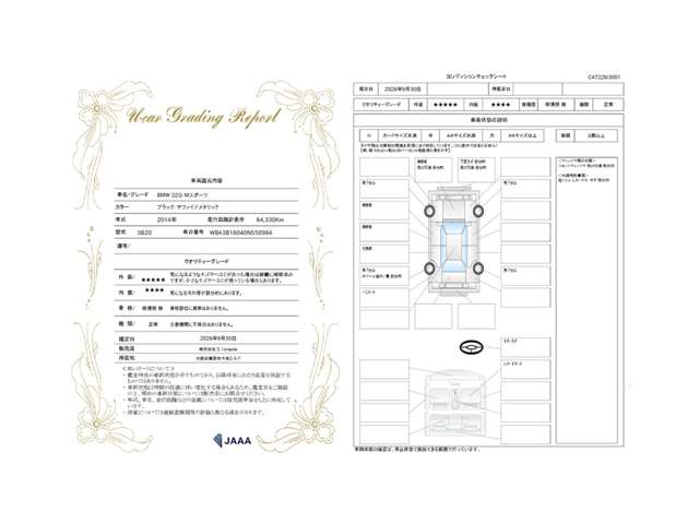 ＢＭＷ ３シリーズ ３２０ｉ　Ｍスポーツ H26年 (近畿) 99