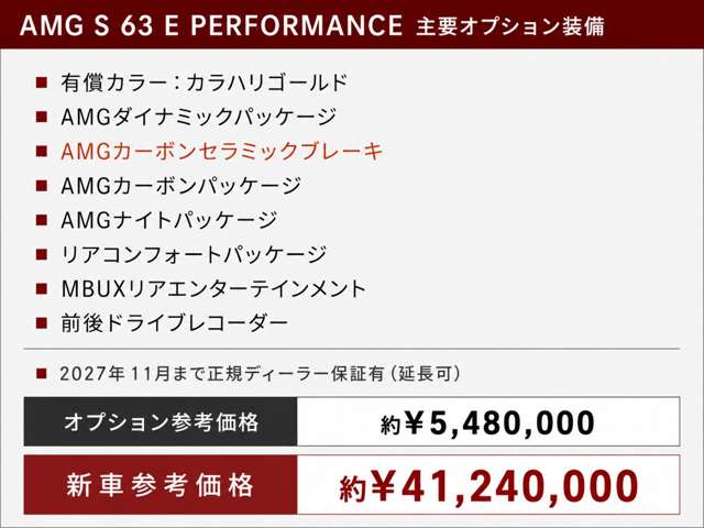 ＡＭＧ Ｓ Ｓ ６３ Ｅ パフォーマンス ４ＷＤ ＭＰ２０２４０１ R6年 (近畿) 99