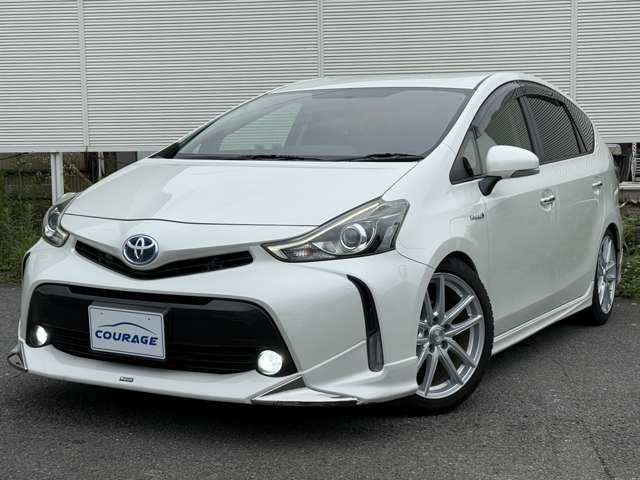 トヨタ プリウスΑ １．８ Ｓ チューン ブラックＩＩ H28年 (関東) 99