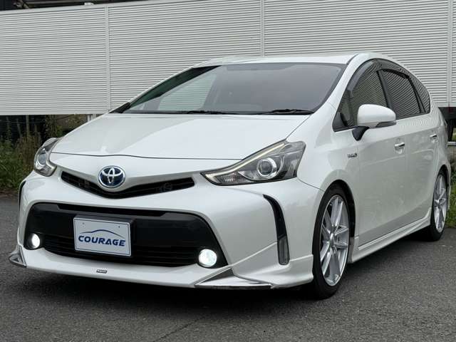トヨタ プリウスΑ １．８ Ｓ チューン ブラックＩＩ H28年 (関東) 99