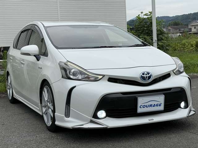 トヨタ プリウスΑ １．８ Ｓ チューン ブラックＩＩ H28年 (関東) 99