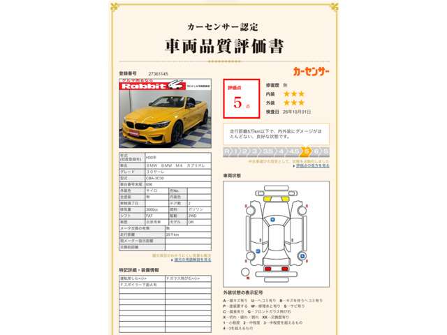 ＢＭＷ Ｍ４カブリオレ ３０ヤーレ Ｍ ＤＣＴ ドライブロジック H30年 (関東) 99