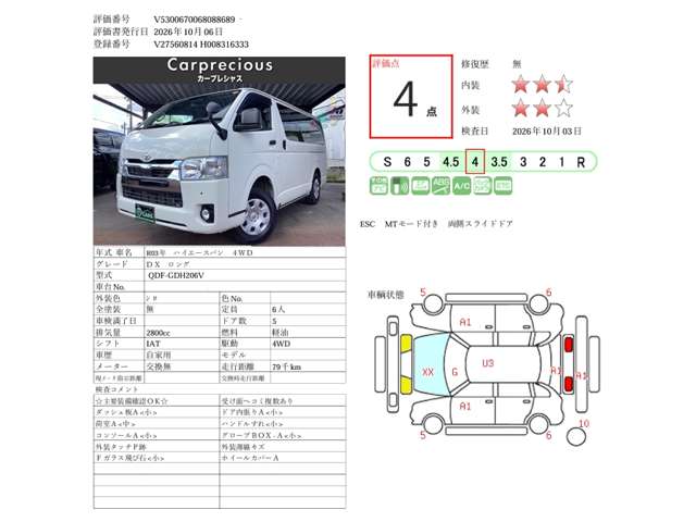 トヨタ ハイエースバン ２．８ ＤＸ ロング ディーゼルターボ ４ＷＤ R3年 (甲信越・北陸) 99