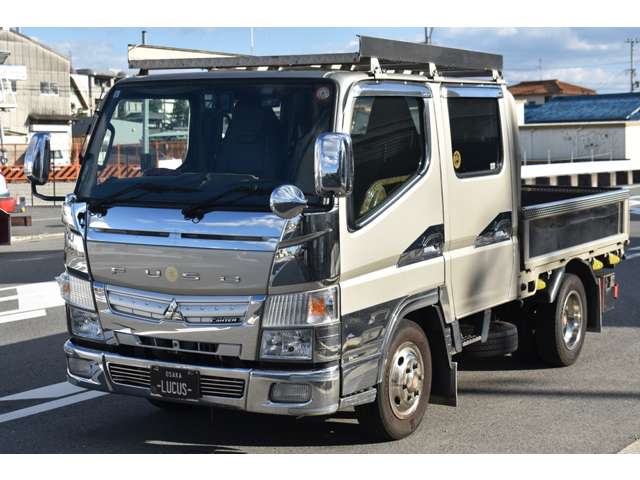 三菱フソウ キャンター ３．０ ダブルキャブ ロング 全低床 ディーゼルターボ H28年 (近畿) 99