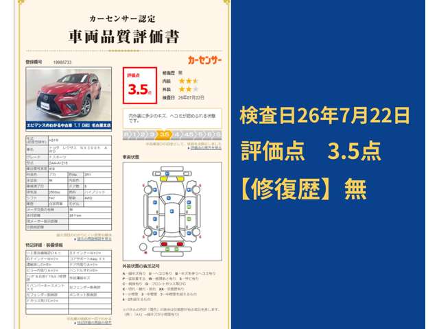 レクサス ＮＸ３００ｈ ３００Ｈ Ｆスポーツ ４ＷＤ R1年 (東海) 99