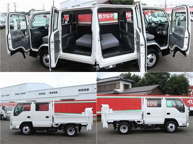 いすゞ エルフ ３．０ ダブルキャブ ロング フルフラットロー ディーゼルターボ H28年 (関東) 99