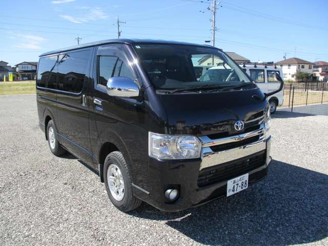 トヨタ ハイエースバン ３．０ スーパーＧＬ ダークプライム ロングボディ ディーゼルターボ ４ＷＤ H27年 () 99