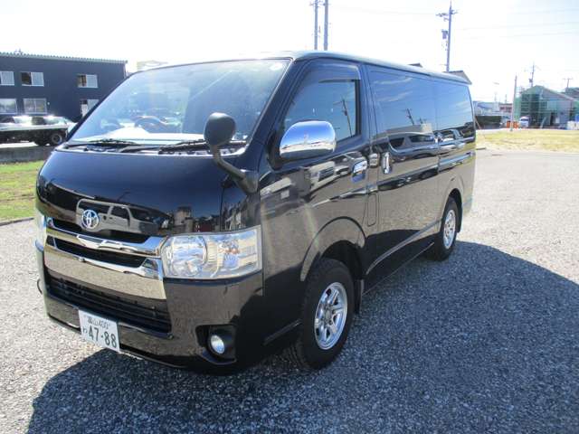 トヨタ ハイエースバン ３．０ スーパーＧＬ ダークプライム ロングボディ ディーゼルターボ ４ＷＤ H27年 () 99