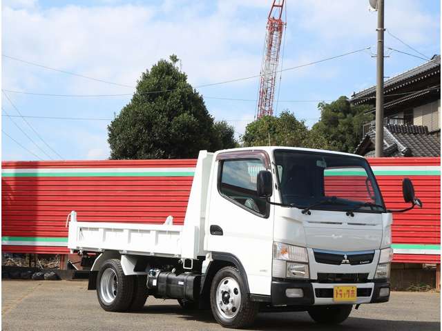 三菱フソウ キャンター ３．０ 強化ダンプ 全低床 ディーゼルターボ H29年 () 99