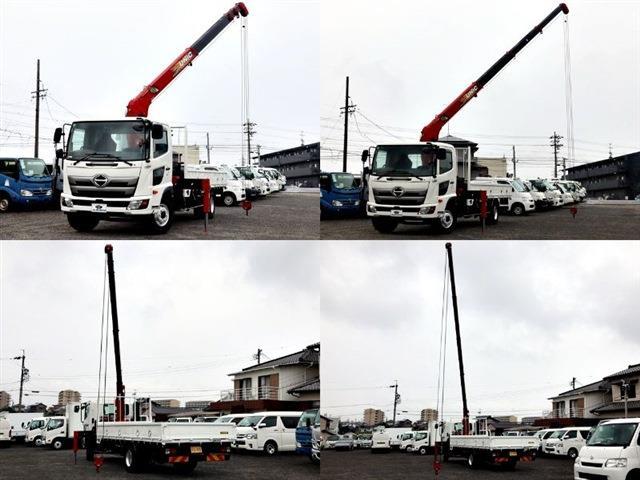 日野自動車 レンジャー ４段クレーン ラジコン 差違アウトリガー H30年 (東海) 99