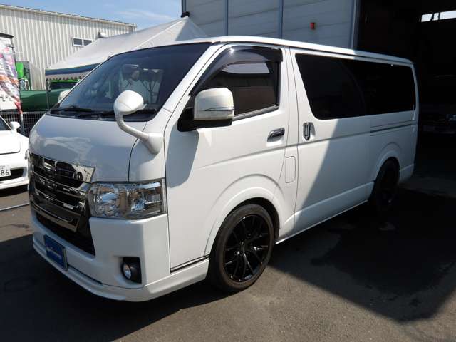 トヨタ ハイエースバン ２．８ スーパーＧＬ ダークプライム ロングボディ ディーゼルターボ H29年 (東北) 99